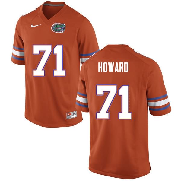 NCAA Florida Gators Chris Howard Men's #71 Nike Orange Stitched Authentic College Football Jersey CZU3364RR